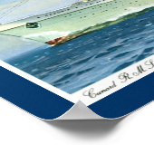 Caronia auf See Poster (Ecke)