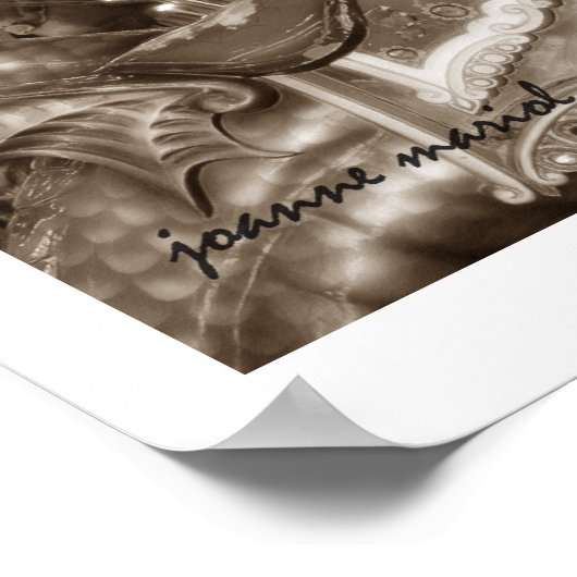 Carousel 17 Poster Print (Ecke)