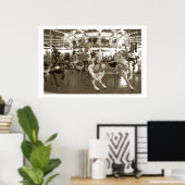 Carousel 44 Poster Print (Heimbüro)