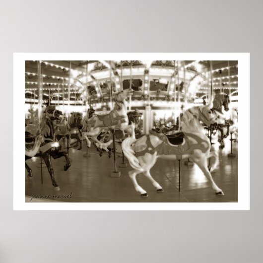 Carousel 44 Poster Print (Vorne)