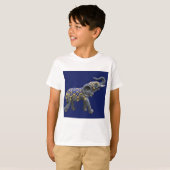 Carousel Animal Elephant Foto Kid's T-Shirt (Vorne ganz)