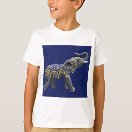 Carousel Animal Elephant Foto Kid's T-Shirt