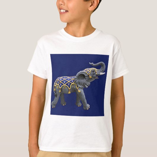 Carousel Animal Elephant Foto Kid's T-Shirt (Vorderseite)