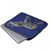 Carousel Animal Elephant Foto Laptop Sleeve (Vorne Knopf)