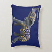 Carousel Animal Elephant Foto Pillow Dekokissen (Rückseite(Vertikal))