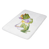 Carousel Animal Frosch Foto Bath Mat Badematte (Schrägansicht)