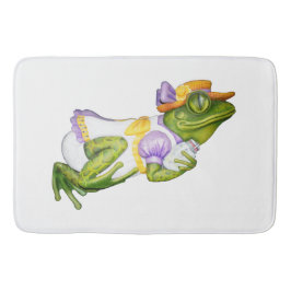 Carousel Animal Frosch Foto Bath Mat Badematte