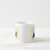 Carousel Bear von June Erica Vess Espressotasse (Vorderseite)