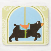 Carousel Bear von June Erica Vess Mousepad (Vorne)