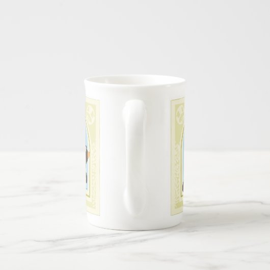 Carousel Bear von June Erica Vess Porzellantasse (Rückseite)