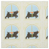 Carousel Bear von June Erica Vess Stoff (Muster)