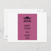 Carousel Behielt Calm Postkarte (Vorne/Hinten)