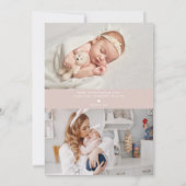 Carousel Birth Ankündigung (Rückseite)