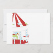 Carousel Birthday Party Einladung (Rückseite)