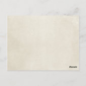 Carousel Birthday Party Pennant Bunting Postkarte (Rückseite)