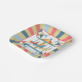 Carousel Circus Geburtstags-Teller Pappteller (Gewinkelt)