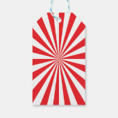 Carousel Circus Karneval Geburtstagsgeschenk Gefal Geschenkanhänger (Rückseite)