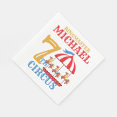 Carousel Circus Karneval Geburtstagsparty Napkins Serviette (Ecke)