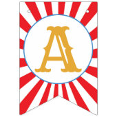 Carousel Circus Karneval Happy Birthday Banner (Dritte Fahne)