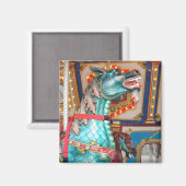 Carousel Dragon Magnet (Vorderseite/Rückseite)