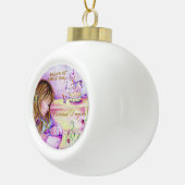 Carousel Dreams Baby's 1. Weihnachtsschmuck Keramik Kugel-Ornament (Rechts)