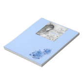 Carousel Dreams Blue Rose Kleine Notepad Notizblock (Rotiert)