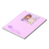 Carousel Dreams Hübsch Pink Notepad Notizblock (Rotiert)