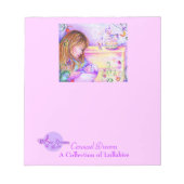 Carousel Dreams Hübsch Pink Notepad Notizblock (Vorderseite)