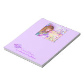 Carousel Dreams Hübsches Lila Notepad Notizblock (Rotiert)