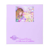 Carousel Dreams Hübsches Lila Notepad Notizblock (Vorderseite)