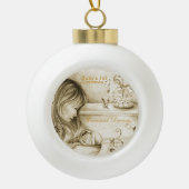 Carousel Dreams Keramik Ornament (Vorderseite)