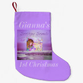 Carousel Dreams Lila Ocean Kleiner Weihnachtsmarkt Kleiner Weihnachtsstrumpf (Vorderseite)