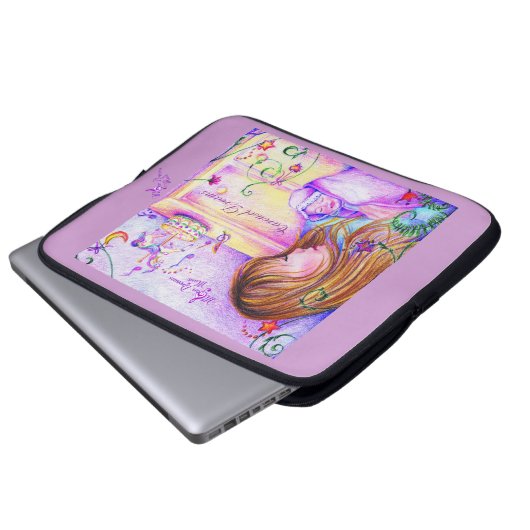 Carousel Dreams Neoprene Laptop Skin 30 cm Laptopschutzhülle (Vorne Knopf)