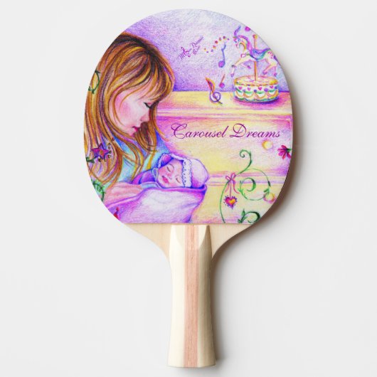 Carousel Dreams Ping Pong Paddle Tischtennis Schläger (Vorderseite)