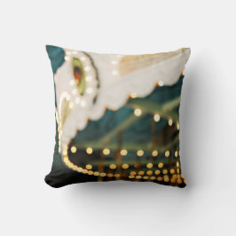 Carousel Dreams Retro Bokeh Foto Kopfkissen Kissen