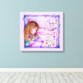 Carousel Dreams Stretched Canvas Print Leinwanddruck (Insitu (Holzboden))