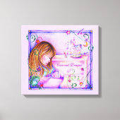 Carousel Dreams Stretched Canvas Print Leinwanddruck (Vorderseite)