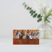 Carousel Entertainment Visitenkarte (Stehend Vorderseite)