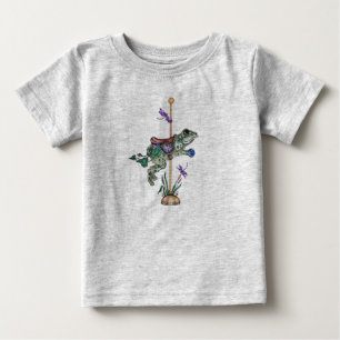 Carousel Frog Baby T-shirt