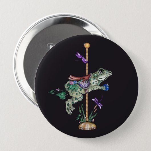 Carousel Frog Button (Vorne & Hinten)