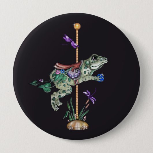 Carousel Frog Button (Vorderseite)