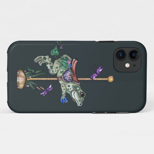 Carousel Frog Case-Mate iPhone Hülle (Rückseite (Horizontal))