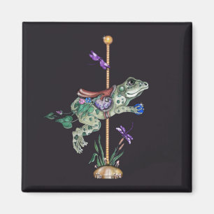 Carousel Frog Magnet