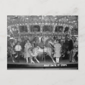 Carousel für Kinder, 1925 Postkarte (Vorderseite)