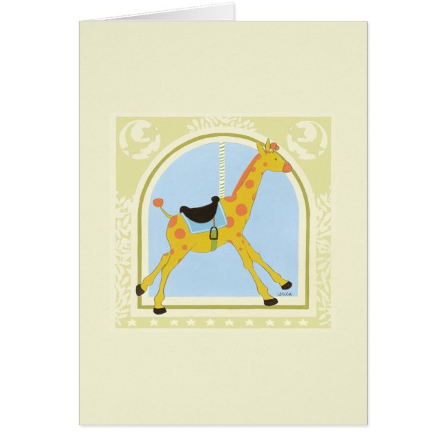 Carousel Giraffe von June Erica Vess (Vorne)