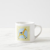 Carousel Giraffe von June Erica Vess Espressotasse (Rechts)