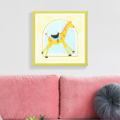 Carousel Giraffe von June Erica Vess Leinwanddruck (Insitu (Wohnzimmer))