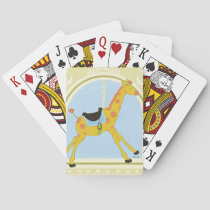 Carousel Giraffe von June Erica Vess Spielkarten