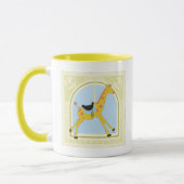 Carousel Giraffe von June Erica Vess Tasse (Links)