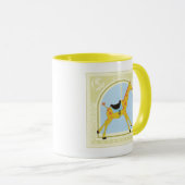 Carousel Giraffe von June Erica Vess Tasse (VorderseiteRechts)